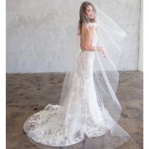 Beau Chapel Veil with Blusher